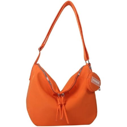 Olkalaukku/Oxford-laukku, suurikokoinen käsilaukku - oranssi