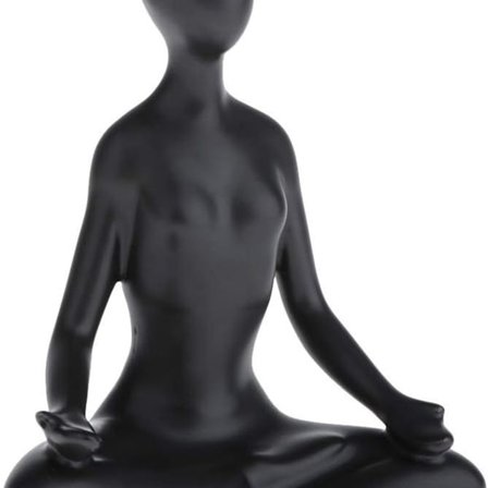 Hemdekoration Keramik Yoga Pose Yoga Staty, Meditationsrum Yoga Coach KLB
