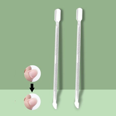 Double Head icle Pusher Nail Cleaner Gouges Spoon Manicure Pedi