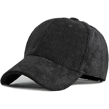 Unisex Cordfløjl Baseball Cap Justerbar Klassisk Sportshat Udendørs Solide Kasketter