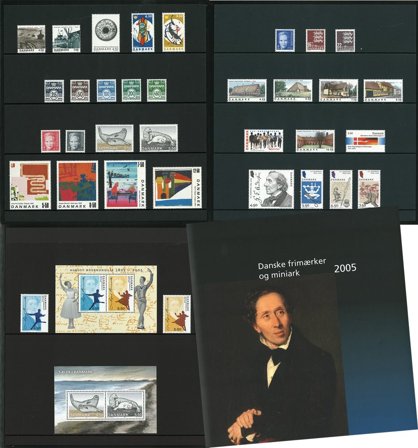 Danmark - Årsmappe 2005 - Postfrisk
