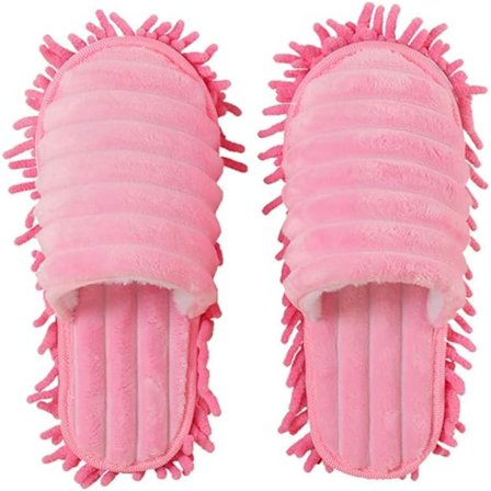 Mikrofiber hjemmesko gulvrengøring moppe hjemmestøvning hjemmesko aftagelige moppesko rengøringsværktøjer rengøringssko