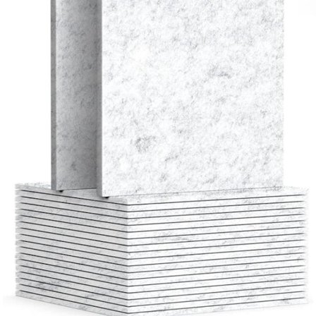 30 X 30cm 12 stk. Akustikabsorberende paneler med høj densitet, lydabsorberende og lydisolering til væg og loft_TF_TF