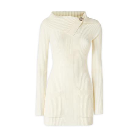 Tommy Hilfiger, Round-neck Knitwear Wit, Dames, Maat:L