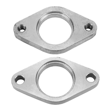 2 stk. Wastegate Dump Pipe Flange Pakning Rustfrit Stål til 1.4-1.5in Turbo (FMY)