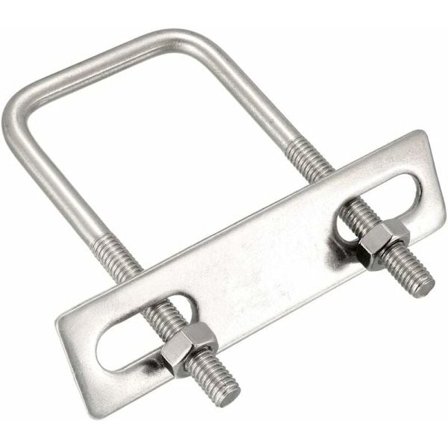 Firkantede U-bolter 1-5/8"(40mm) Innvendig bredde 304 Rustfritt stål M8