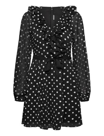 ROTATE Birger Christensen | Chiffon Ruffle Mini Dress | 38