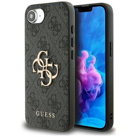 Guess 4G Big Logo Fodral för iPhone 16e - Svart
