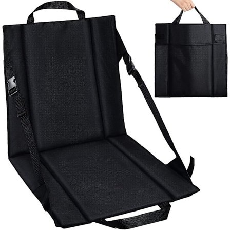 1 stk sammenleggbare stadionseter med ryggstøtte, bærbare og sammenleggbare
