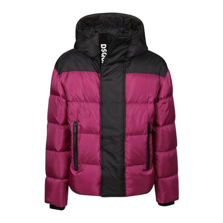 Dsquared2, Down Jackets Rood, Heren, Maat:XL,nylon