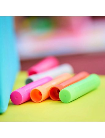 Ooly Chunkies 6 Pcs - Paint Stick Pastel - Multi/patterned - ONE SIZE