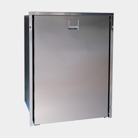 Kylskåp med kompressor Isotherm Cruise CR130 Inox Clean Touch (högerhängd), 12V / 24V, dörr, 130 liter (varav 13 liter frysfack), mörksilver frontpa
