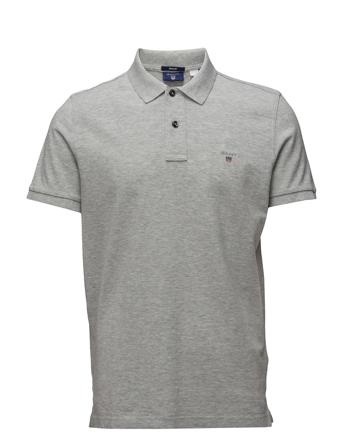 Original Pique Ss Rugger Polos Short-sleeved Harmaa GANT
