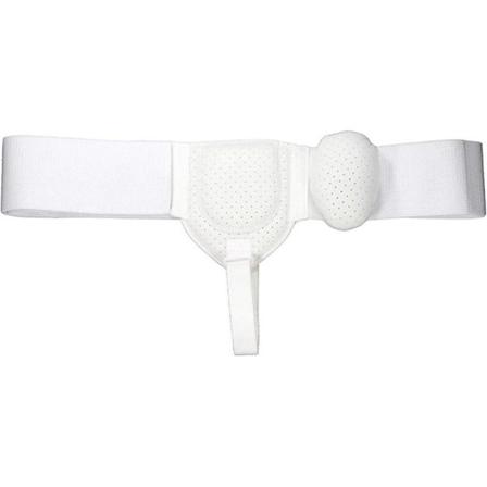 Hvid lyskebrokstøtte - spot salg white