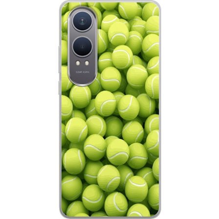 Kompatibel Mobilcover til OnePlus OnePlus Nord CE4 Lite Mønster af grønne tennisbolde i høj detalje, sporty motiv med gentagende tekstur og stærke