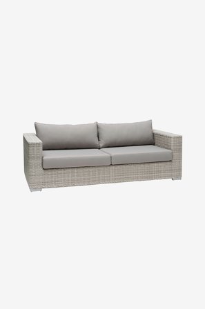 Jotex - Sofa 3-seter Grå - HAMILTON - Kjøp Hagesofaer & hagebenker hos Jotex