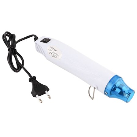 300 W lämpöpuhallin sähkötyökalu kuumailmapuhallin polymeerisavi DIY-työkalut (valkoinen)