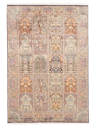 Médaillon Cachemire Pure Soie Tapis 170X242 Soie