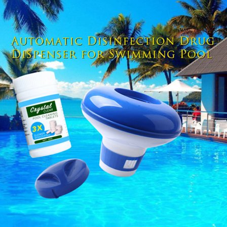 Automatisk pille dispenser til swimmingpool, flydende kop Fl