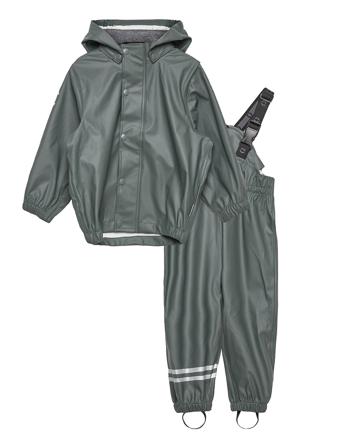 Pu Rain Set W. Susp/110 Green Mikk-Line