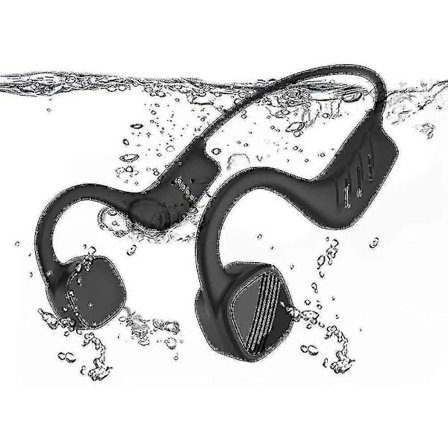 Bone Conduction Hovedtelefoner Svømning Bluetooth Åbent Øre Trådløst Sports Headset Ipx8 Vandtæt Mp3 Afspiller - HG