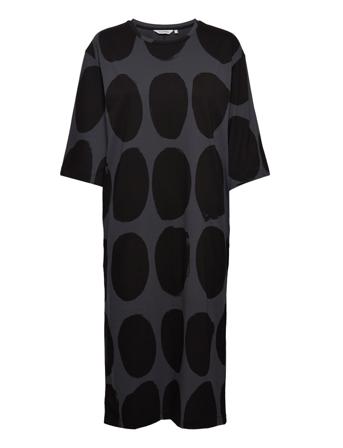 Randi Koppelo Knälång Klänning Svart Marimekko