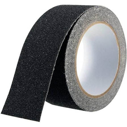 5cm*5m musta lattiateippi kestävä vedenpitävä liukumaton PVC-lattiamatto liukuestematto sopii kodinhoitohuoneeseen