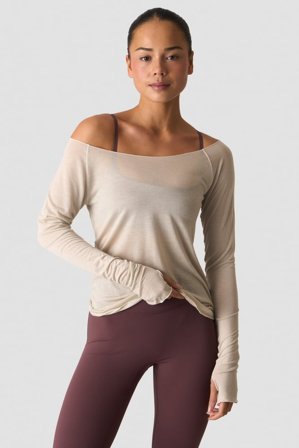 Nimble Thin Long Sleeve Stone Grey