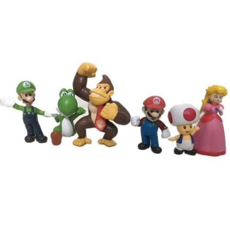 #6 st Super Mario Cartoon Game Figuriner Ornament#