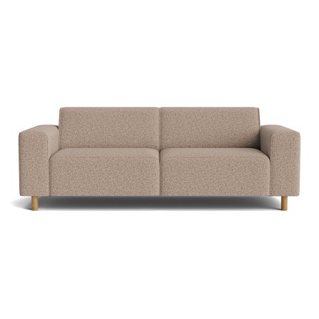 Seam 3 personers sofa - Puente Greige - 220x88x78 - Sofa, 3 personers sofa