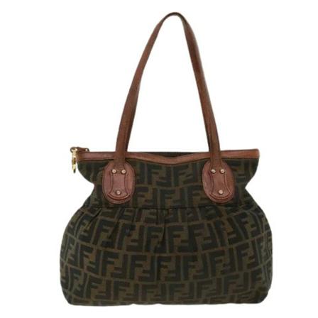Fendi Vintage Pre-owned Canvas totes Brun, Dame Vintage Tasker, Størrelse: ONE Size