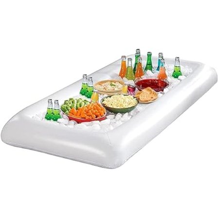 1 stk. flydende poolbar, oppustelig poolbakke, oppustelig