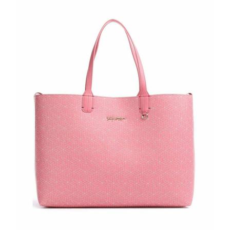 Tommy Hilfiger, Iconica borsa Mono Tote Roze, Dames, Maat:ONE Size