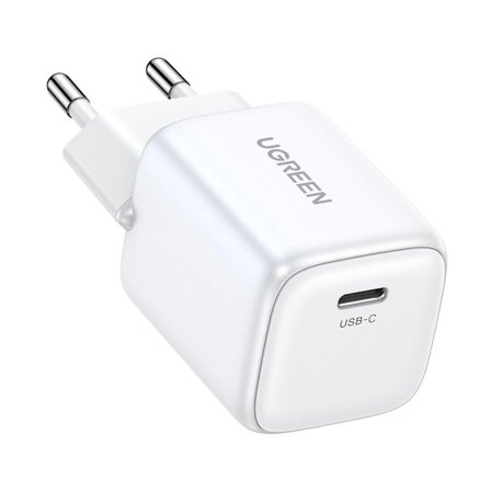 Ugreen Nexode Mini hurtigoplader, GaN USB-C, 20W, PD - Hvid