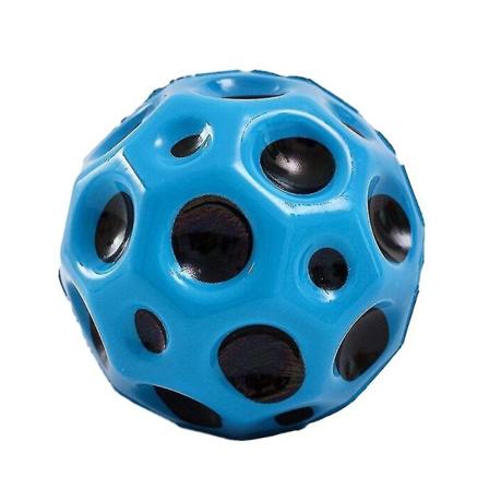 Ekstrem høje hoppende rumbolde, cool pop hoppende rumbolde Gummi hoppebolde Sanselegetøj, sportstræningsbold til indendørs udendørs leg Blue