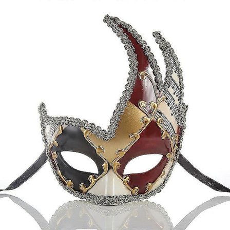 Säsongs- och högtidsdekorationer Party Performance Mask Halloween Antik Mask Europeisk och Amerikansk Ny High-end Balförsörjning
