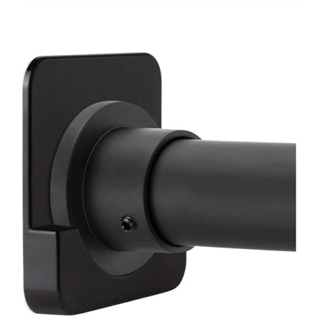 Monteringsbeslag kompatibelt med bruseforhængsstang | Monteringsholder kompatibel med selvklæbende stang