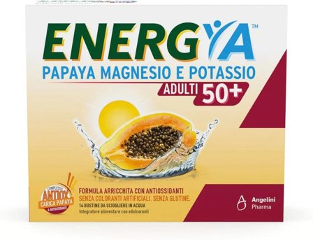 Energya Papaya Adulti 50+ Magnesio/Potassio 14 Bustine