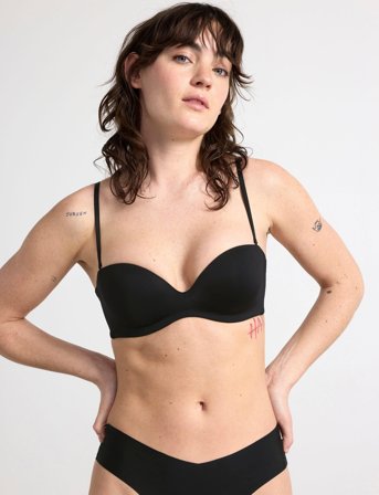 Lindex Bra Reese Strapless - Black - A x 85