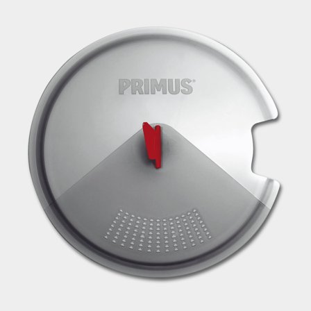 Lock till kastrull Primus PrimeTech Lid, med integrerat durkslag, tritan & silikon, passar PrimeTech Pot 1.3 liter