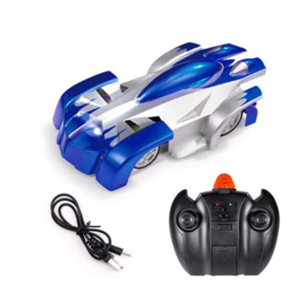 Fjärrkontroll Billeksak Väggklättring Bilbarn Dubbla Lägen Blå