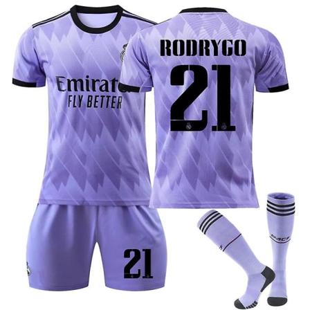 Uefa Champions League Real Madrid 14:e borta #21 fotbollströja S