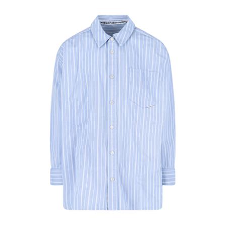 Alexander Wang Casual Shirts Blå, Dame Skjorter