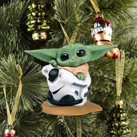 Baby Yoda julefest dekoration Xmas træ hængende vedhæng Ornamenter -ES