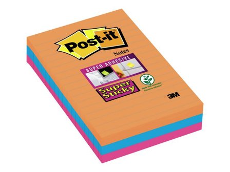 Post-it Notes SS Bangkok 101x152mm 3/fp - Lyreco - Kontorsmaterial - Notes och Post-It - Notes - Extra stora
