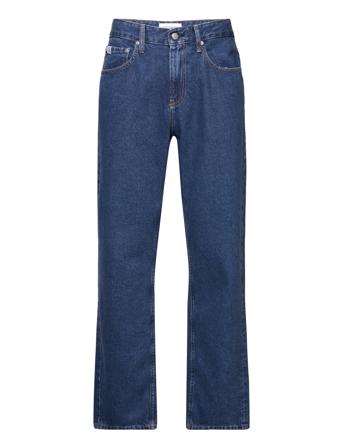 90S Straight Jeans Loose Blå Calvin Klein Jeans*Betinget Tilbud