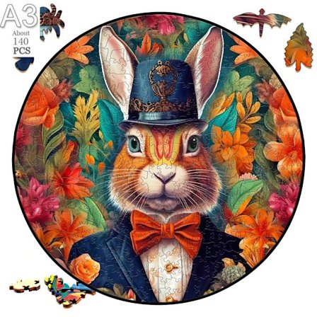 Upeat kukat puiset eläinpalapeli aikuisille lapsille Ihanat lohikäärmeen korkealaatuiset palapelit Brain Twister -lelut