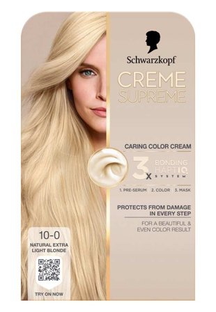 Schwarzkopf Creme Supreme Hårfärg Dam Gul 1 ST