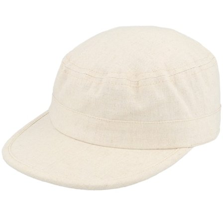 MJM Hats - Beige - 5panel - Cap - Mjm Cuba Hør/Bomuld Natural Army - Hatstore