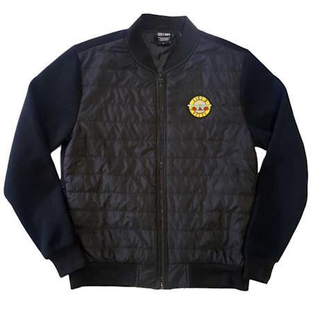 Guns N Roses Unisex Vuxen Klassisk Logotyp Vadderad Jacka L Svart Black L